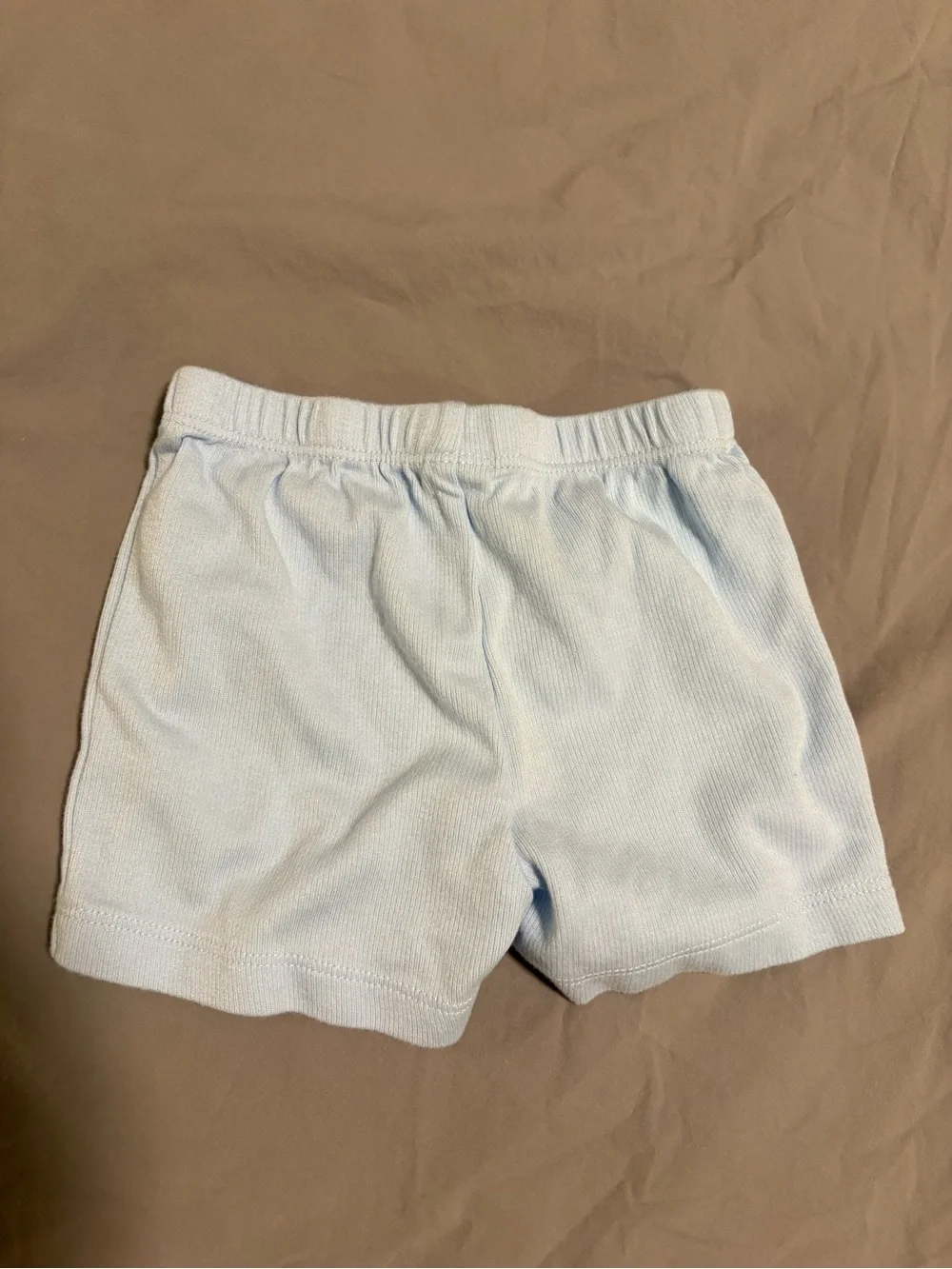 Little Me 9M Light Blue Dog Onesie & Shorts Set